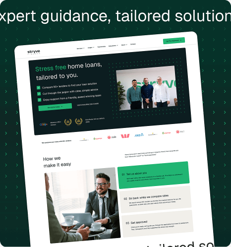 A modern finance brokerage simplifying lending for individuals and businesses. The site was structured for clarity, trust, and seamless lead generation.