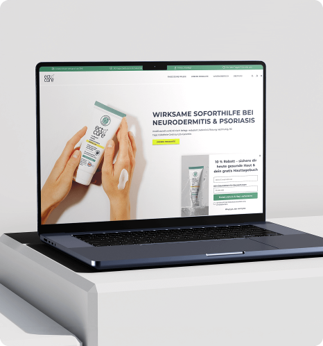 A science-driven skincare brand built on precision and trust. The site supports both DTC and B2B journeys with clarity and a streamlined purchasing flow.